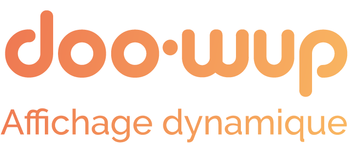 Logo Doowup Affichage dynamique 